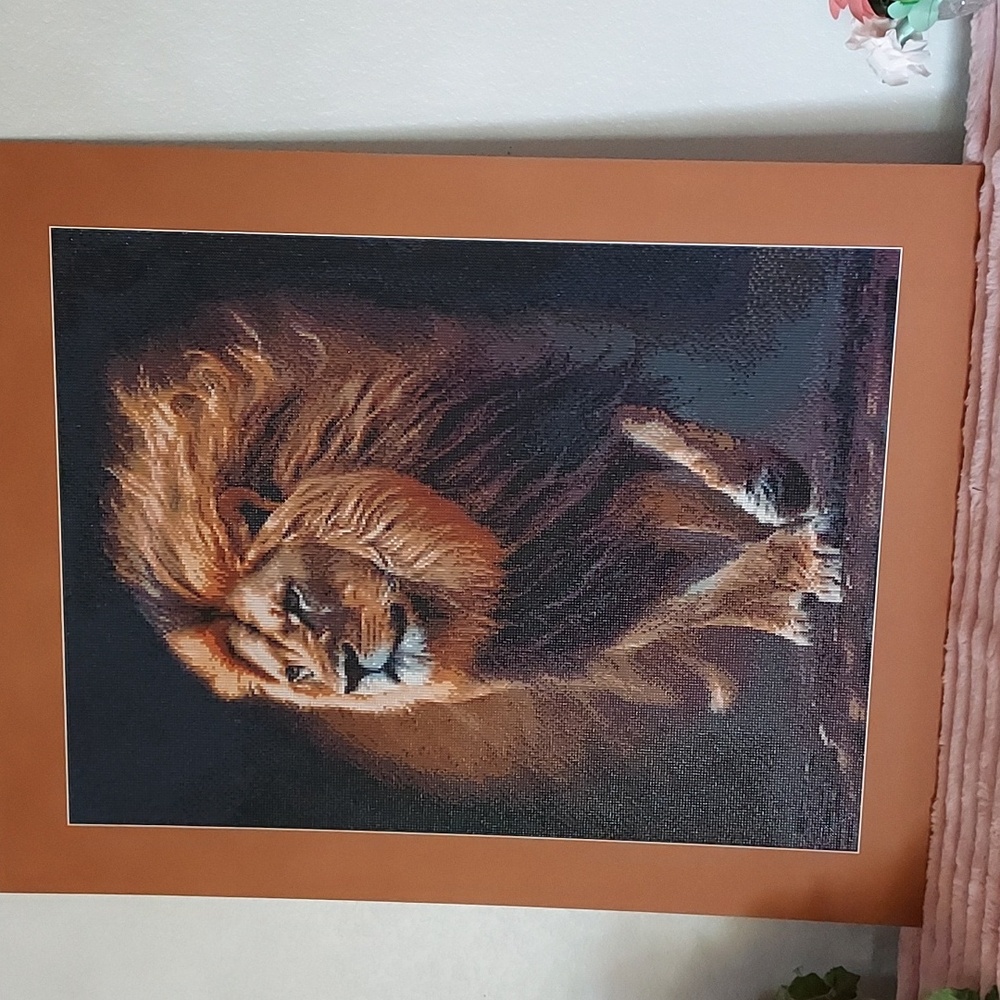 Diamond Painting Fierce Lion